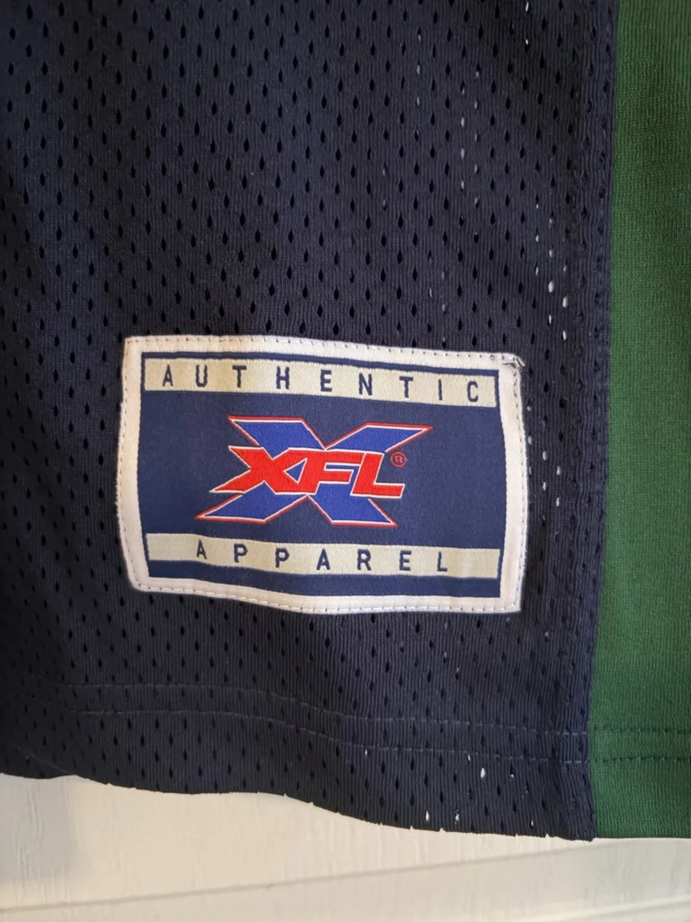 Kids'‎ Navy & Green Football Jersey